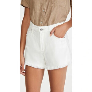 Paige Noella Cutoff Shorts White